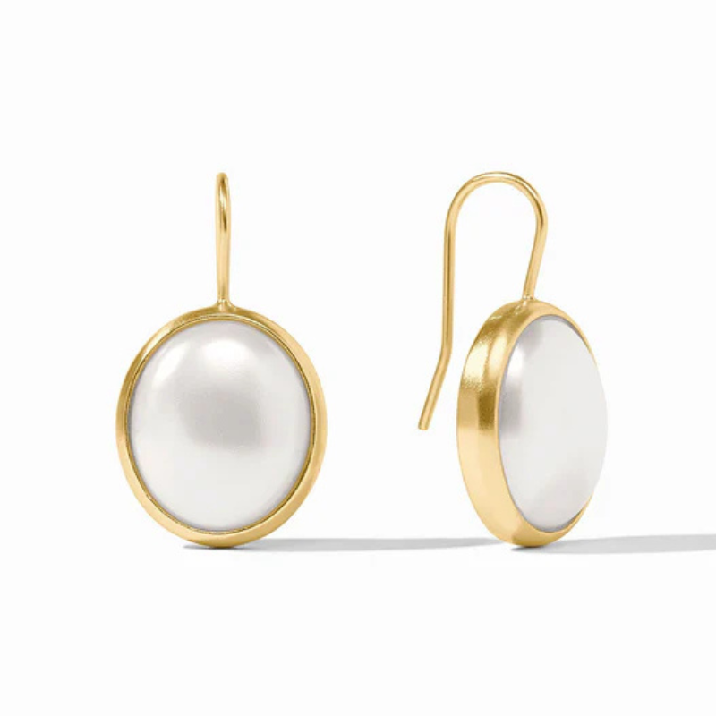 Laguna Stone Earring in Pearl