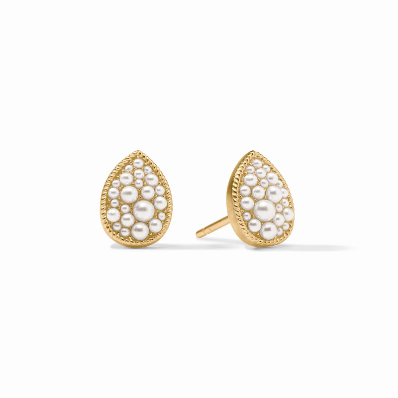 JULIE VOS June Birthstone Teardrop Stud Earrings