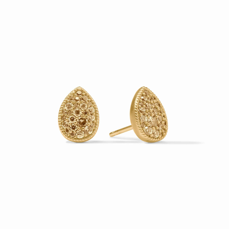 JULIE VOS November Birthstone Teardrop Stud Earrings