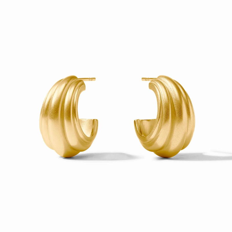 Portofino Statement Hoop - Gold - Gold - S