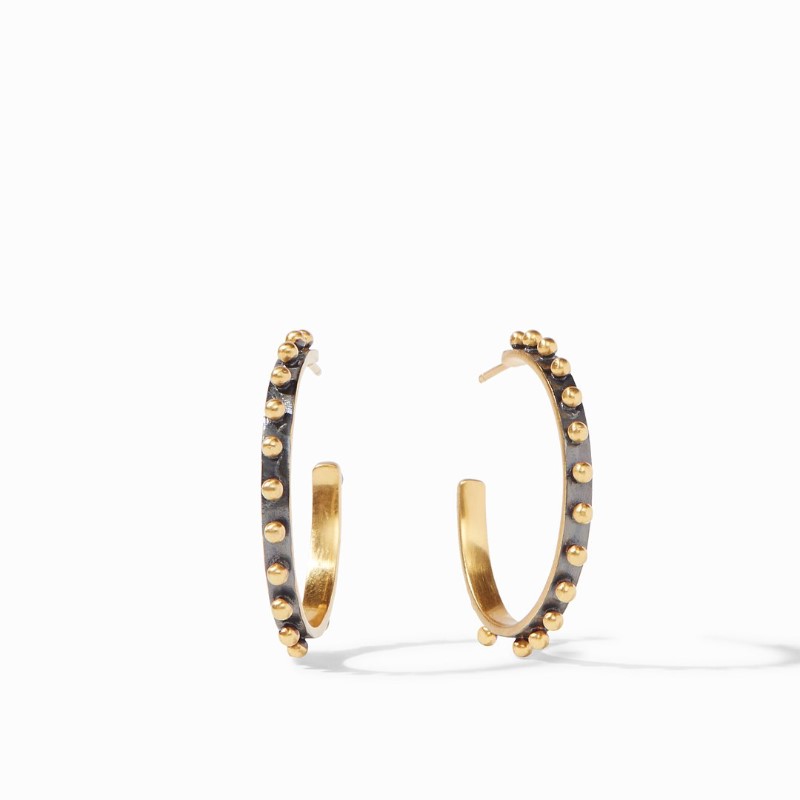 JULIE VOS Medium SoHo Mixed Metal Hoops