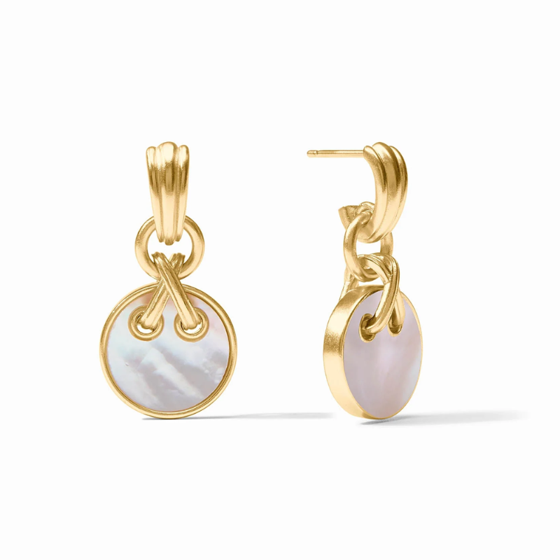 Julie Vos Essex Hoop & Charm Earring
