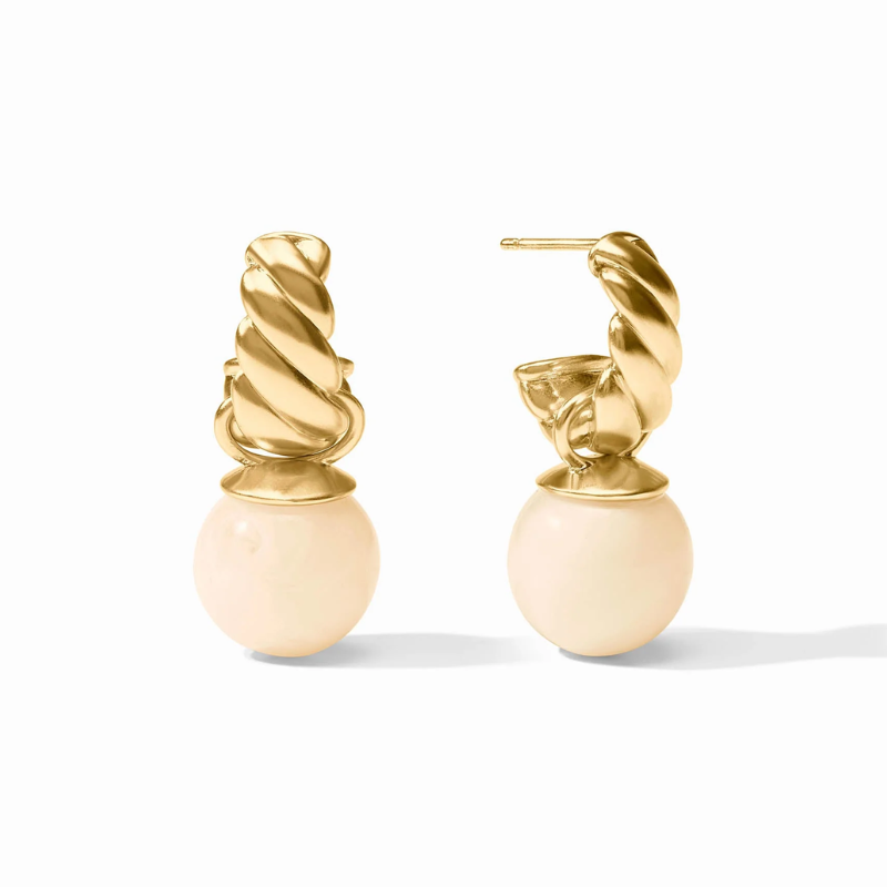 Julie Vos Ravello Hoop & Charm Earring