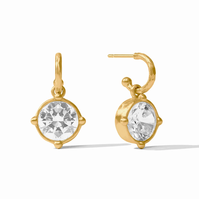 Julie Vos Honeybee Hoop & Charm Earring