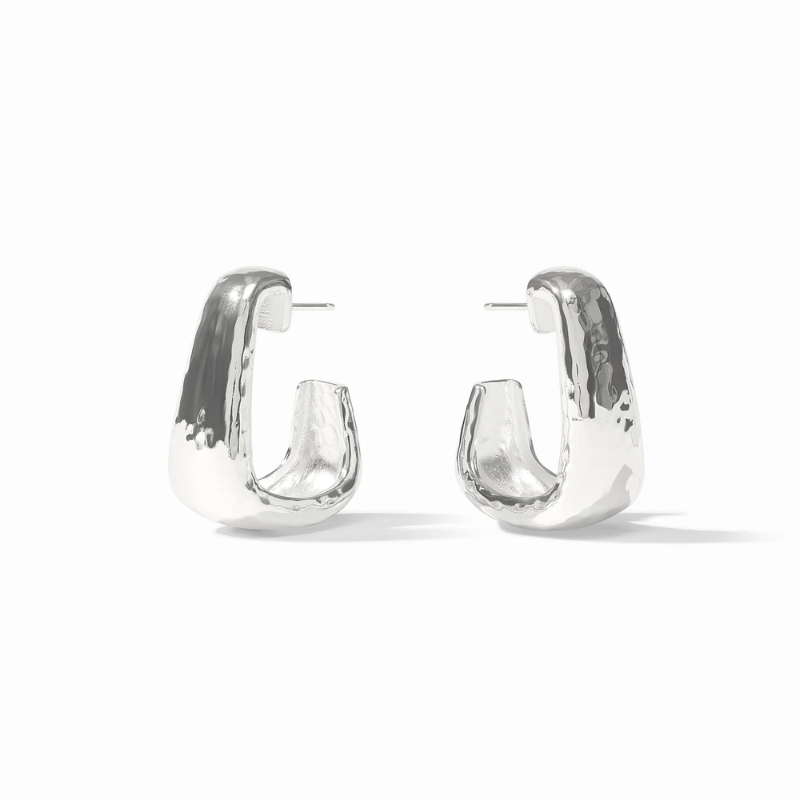 Julie Vos Silver Sahara Hoop - Small