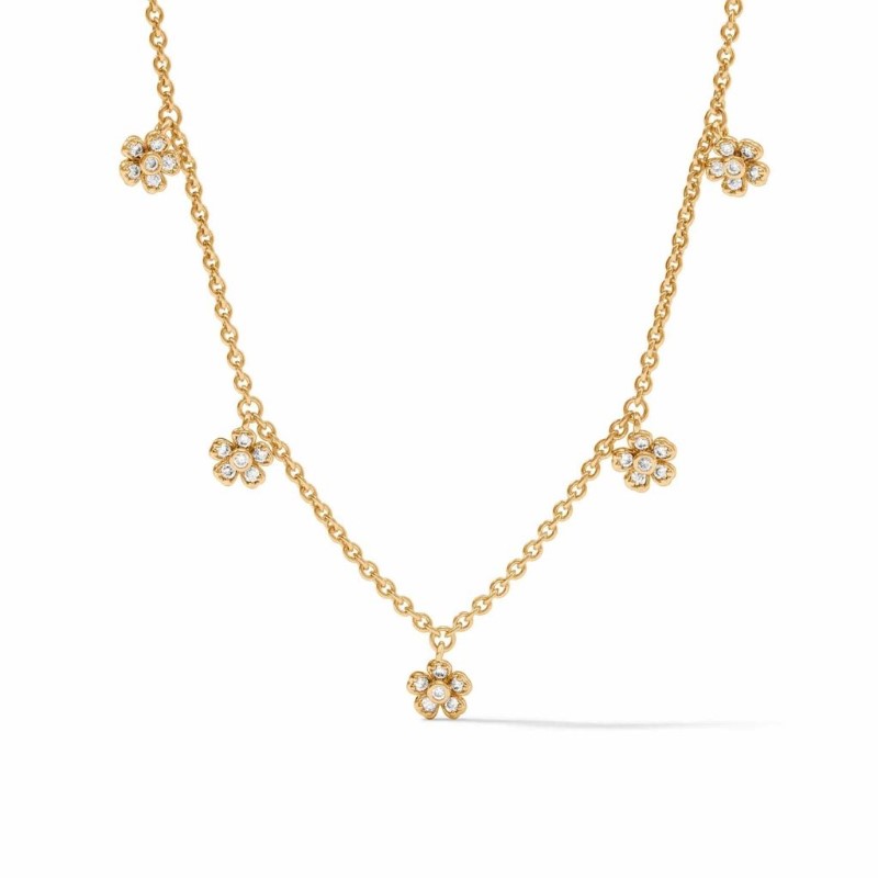 JULIE VOS Laurel Delicate Charm Necklace