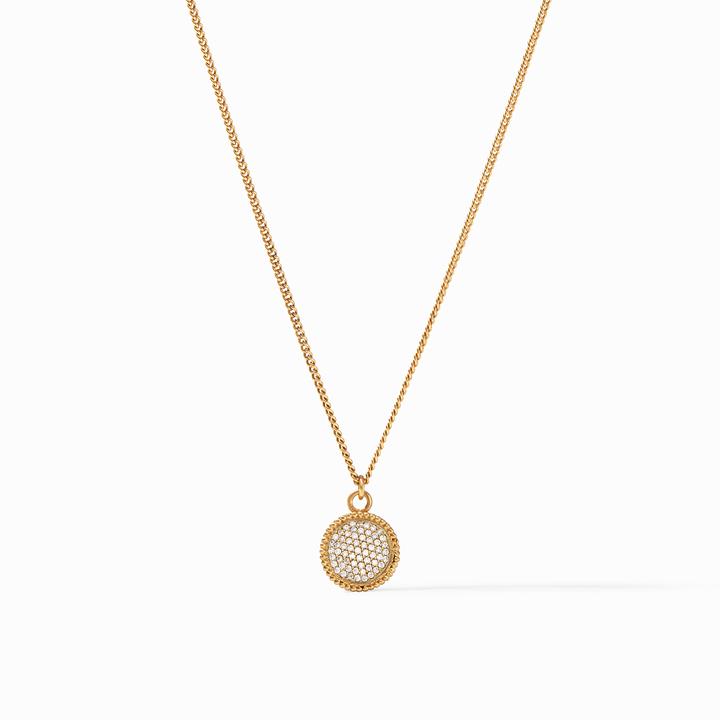 JULIE VOS: FLEUR-DE-LIS SOLITAIRE NECKLACE