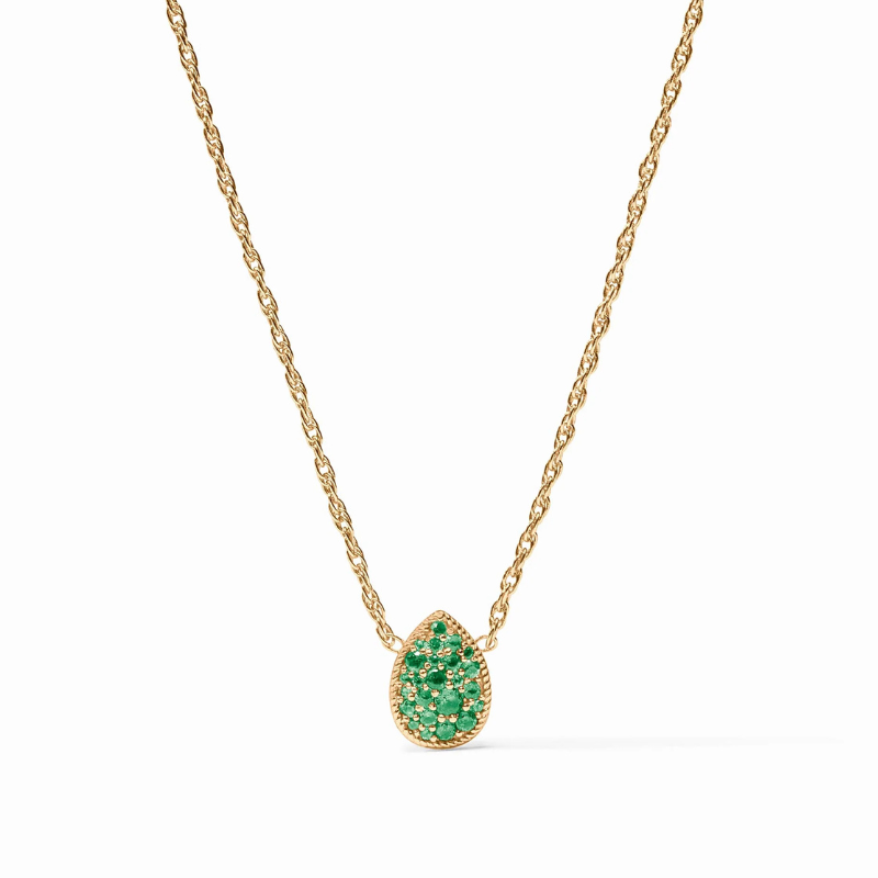 JULIE VOS May Birthstone Teardrop Necklace