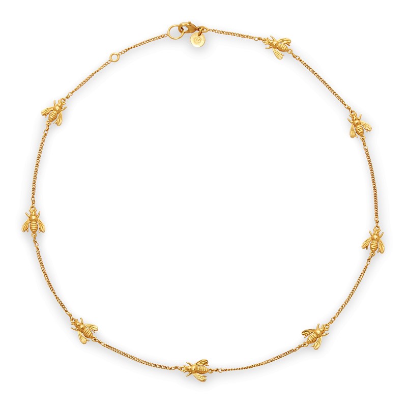 JULIE VOS Bee Delicate Station Necklace