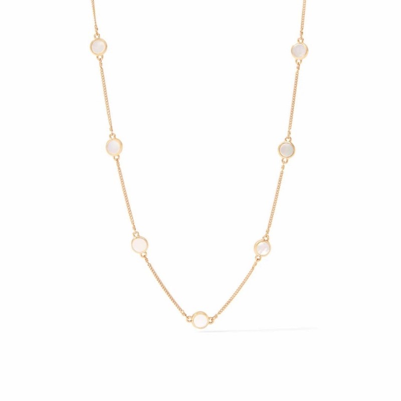 JULIE VOS Valencia Delicate Station Necklace