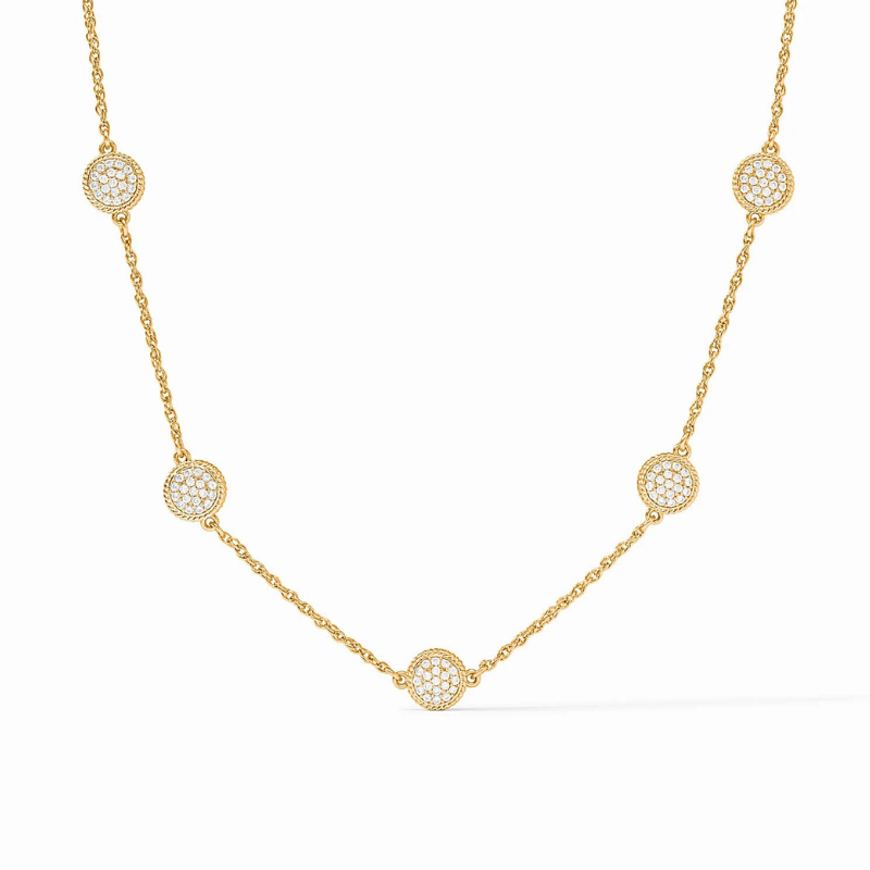 Windsor Delicate Station Necklace w/ CZ