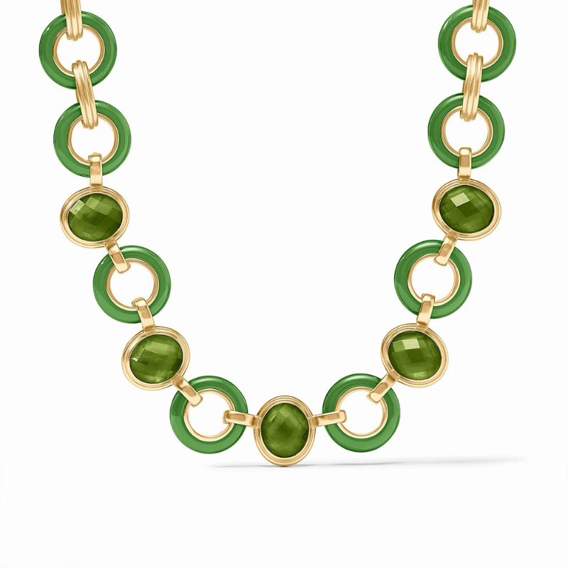 Carnaby Stone Necklace in Palmetto Green