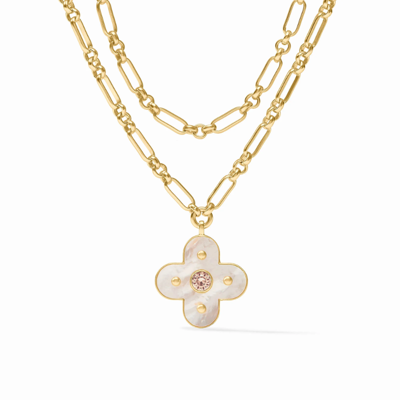 Colette Statement Necklace in Champagne