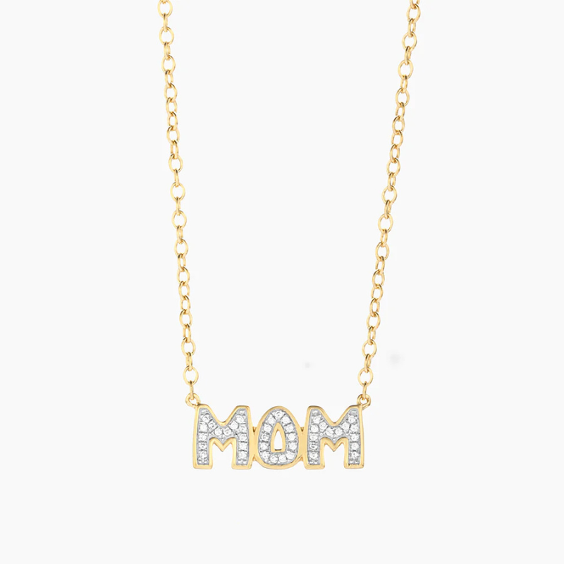 ELLA STEIN Best Mom In The World Pendant Necklace