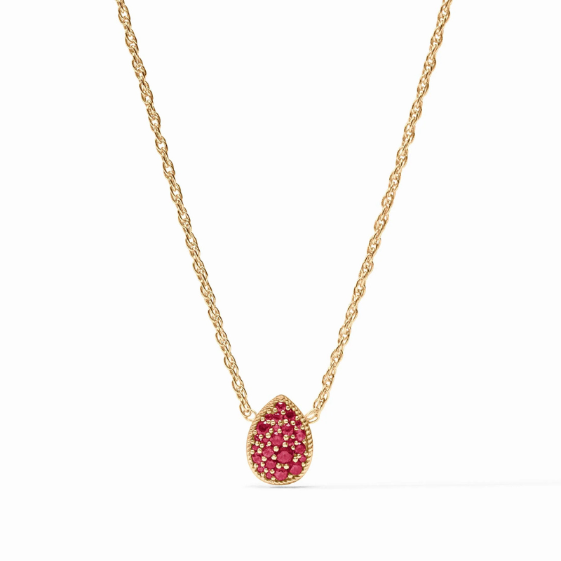 JULIE VOS July Birthstone Teardrop Necklace