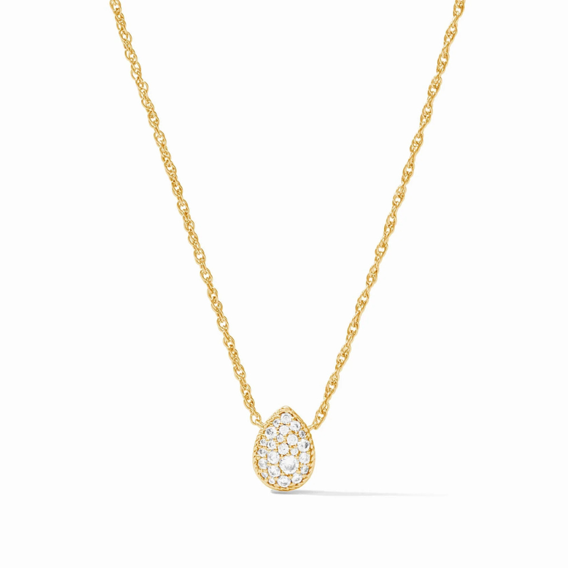 JULIE VOS April Birthstone Teardrop Necklace