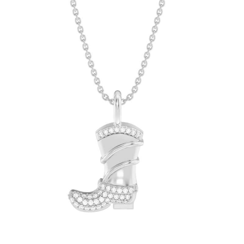 Waterproof Cowgirl Boot Pendant