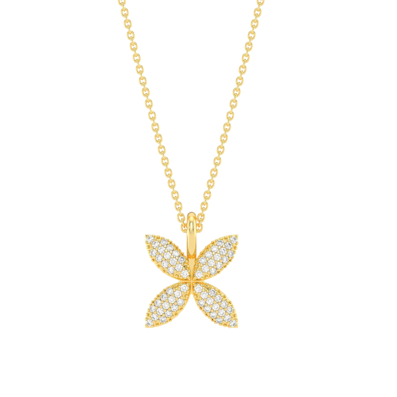 Waterproof Flower Power Pendant Necklace