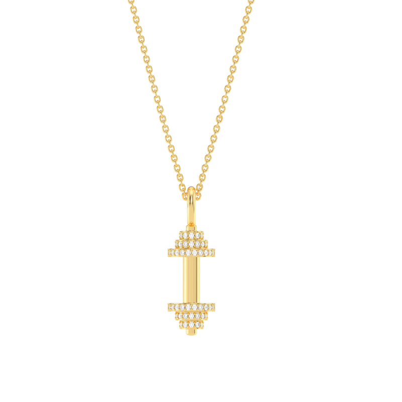 Pump It Up Pendant Necklace