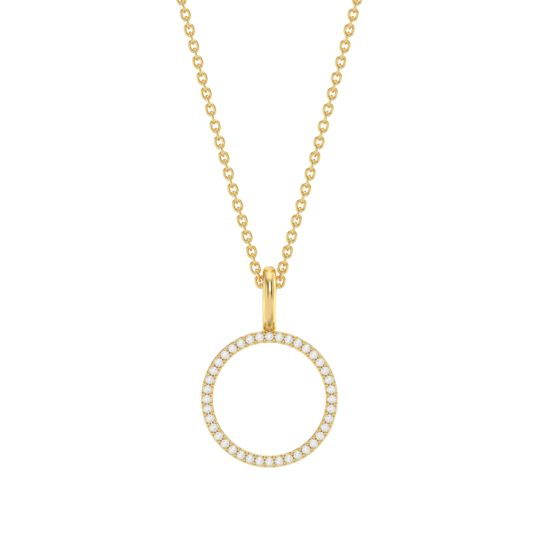 ELLA STEIN Standing O Pendant Necklace