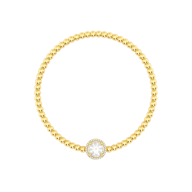 Waterproof Diamond Beaded Bracelet