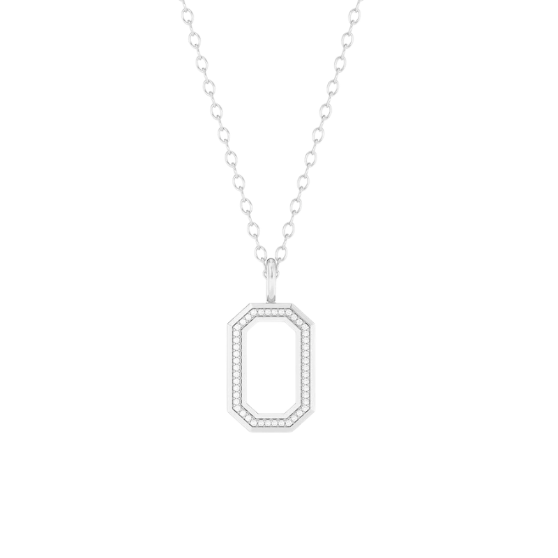 Waterproof Octagon Pendant Necklace