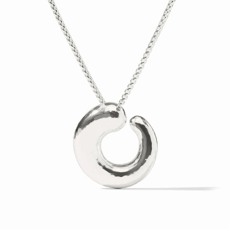 JULIE VOS Solara Spiral Pendant Necklace