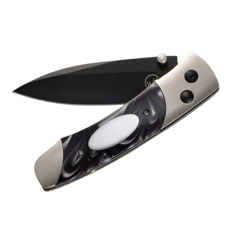 WILLIAM HENRY Titanium Pocketknife With Compressed Acrylic Resin