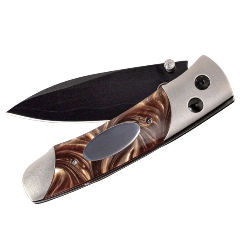 WILLIAM HENRY Acrylic and Stainless Steel Pocketknife