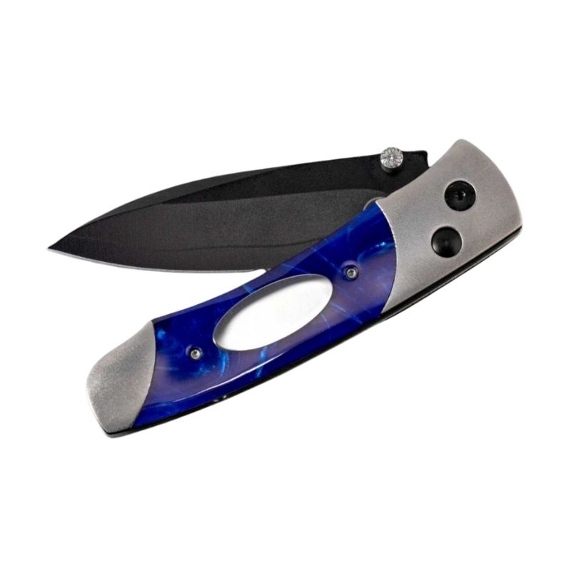 WILLIAM HENRY Acrylic and Stainless Steel Pocketknife