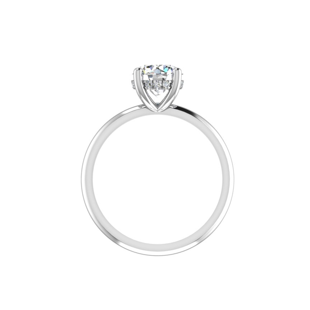 Savannah Hidden Halo Engagement Ring
