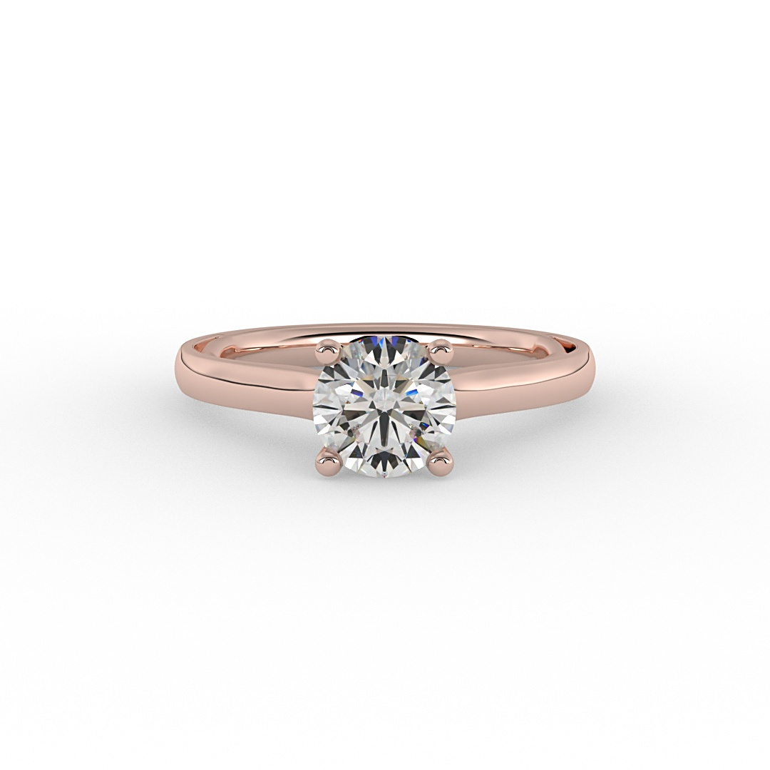 Callie solitaire engagement ring