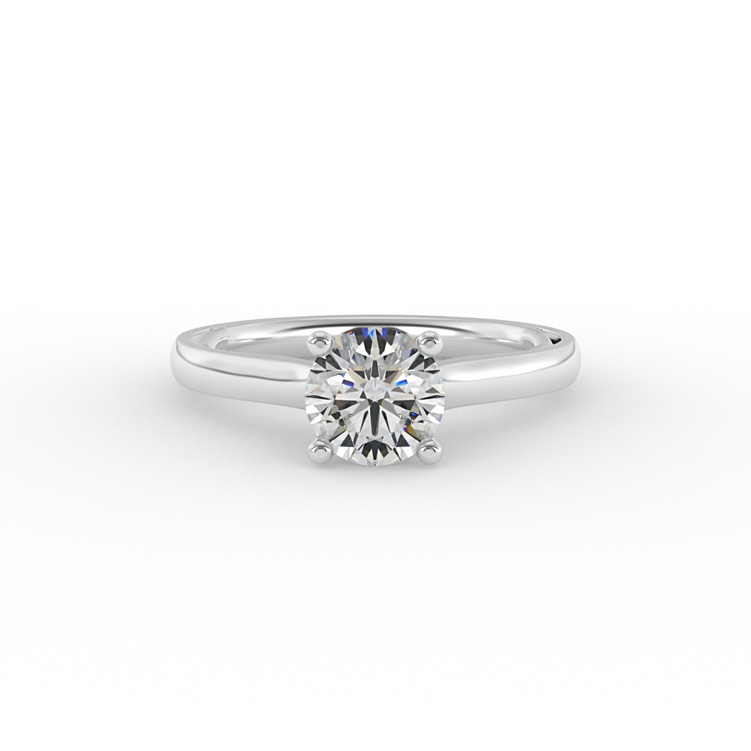 Callie solitaire engagement ring