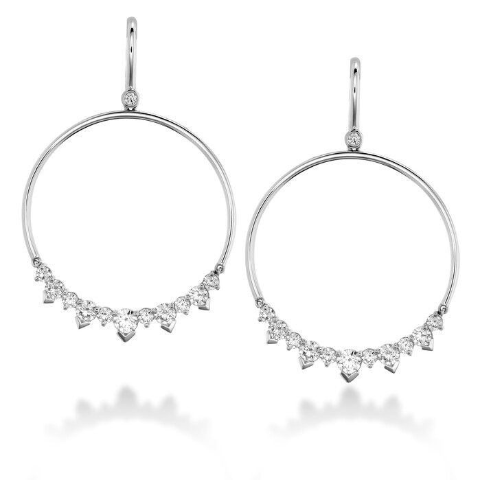 2.4 ctw. Aerial Eclipse Earrings in 18K White Gold
