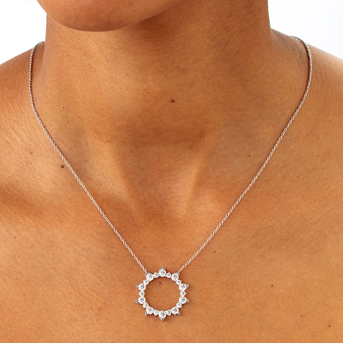 1.75 ctw. Aerial Eclipse Large Pendant in 18K Rose Gold-2