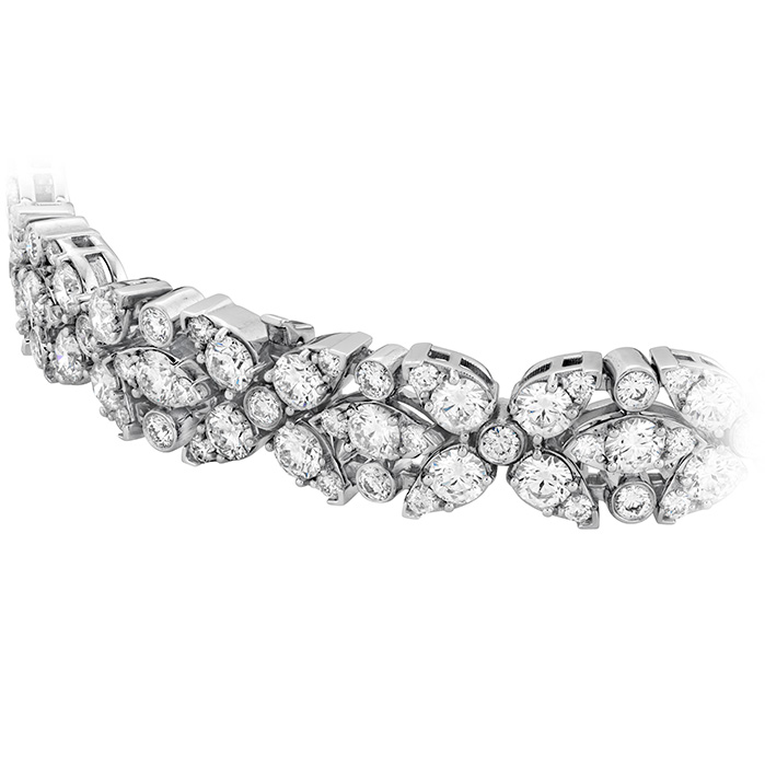 11.15 ctw. Aerial Double Row Diamond Bracelet in 18K White Gold