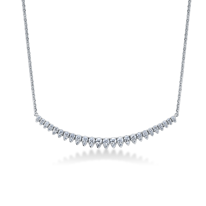 0.83 ctw. Aerial Lunar Eclipse Pendant Medium in 18K White Gold