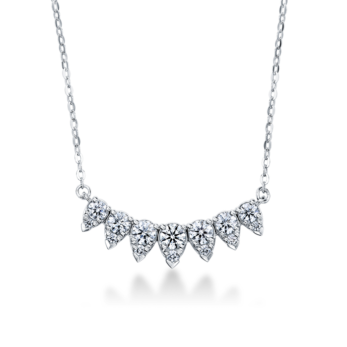 0.34 ctw. Aerial Lunar Eclipse Pendant Small in 18K White Gold