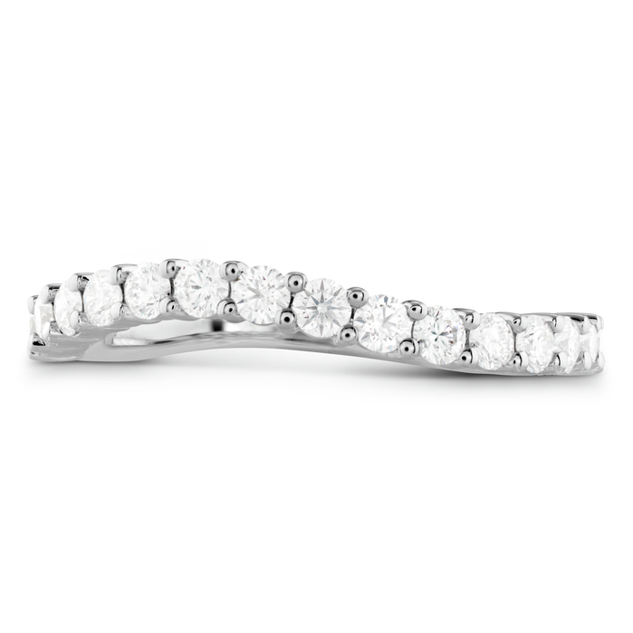 0.55 ctw. Atlantico Wave Diamond Band in 18K White Gold