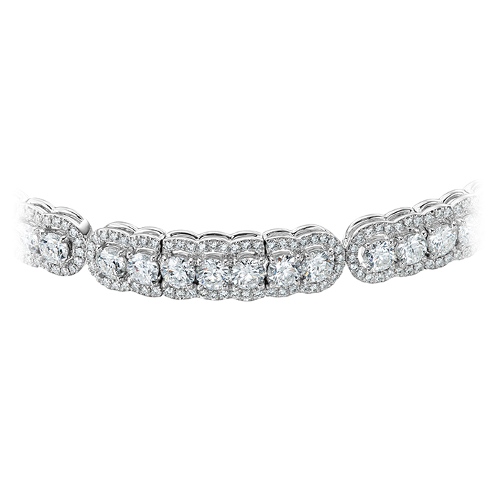8.8 ctw. Aurora Line Bracelet in 18K White Gold
