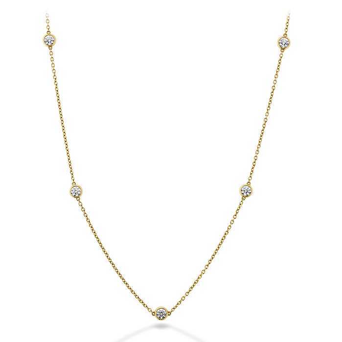 0.95 ctw. Signature Bezels By The Yard 5 Stone in 18K Yellow Gold