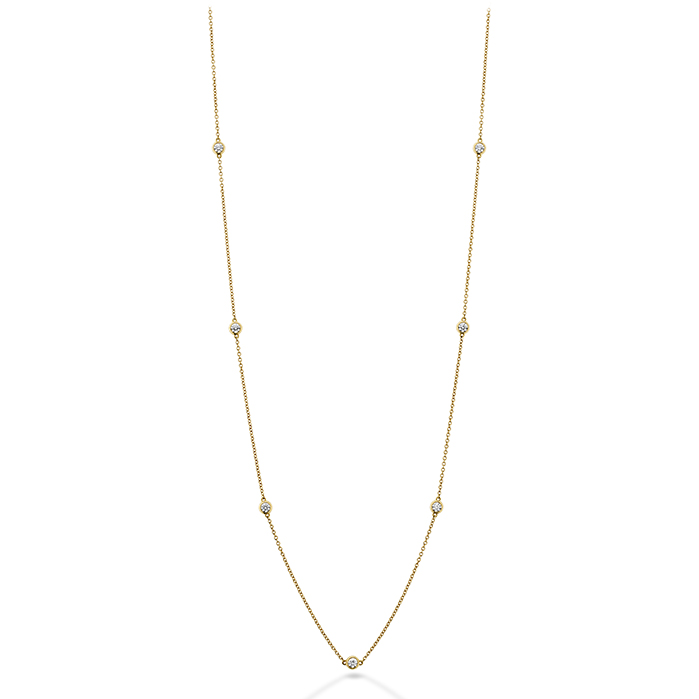 1.29 ctw. Signature Bezels By The Yard 7 Stone in 18K Yellow Gold