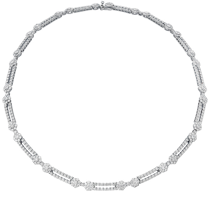 11.8 ctw. Beloved Double Link Necklace in 18K White Gold