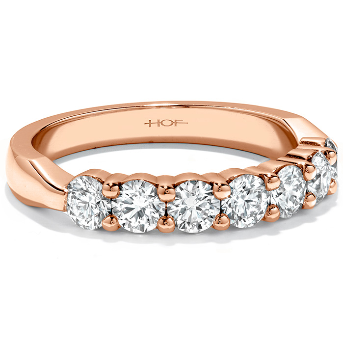0.75 ctw. Seven-Stone Band in 18K Rose Gold