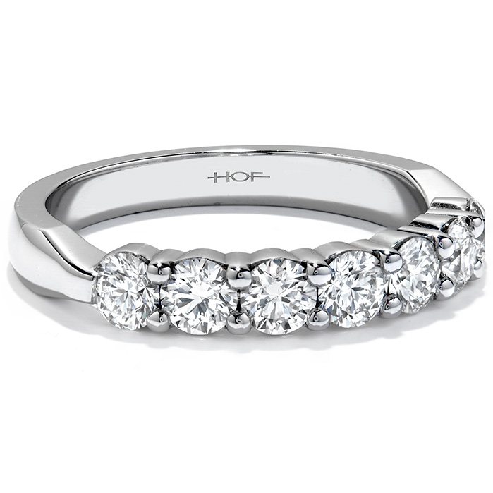1 ctw. Seven-Stone Band in 18K White Gold-3