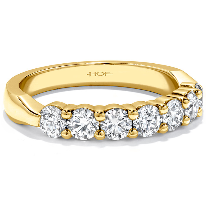 0.75 ctw. Seven-Stone Band in 18K Yellow Gold