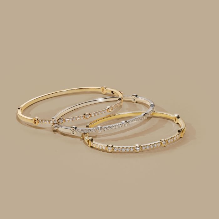 1.1 ctw. Copley Diamond Bangle in 18K White Gold