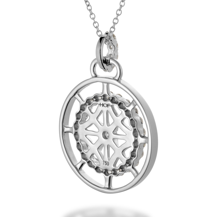 0.95 ctw. Copley Medallion Necklace in 18K Rose Gold