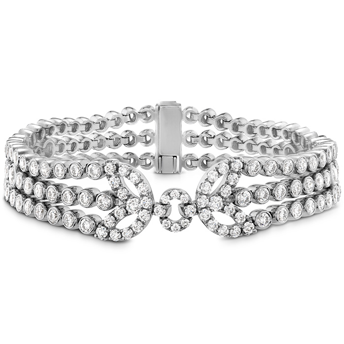 8.4 ctw. Copley Tassel Diamond Bracelet in 18K White Gold