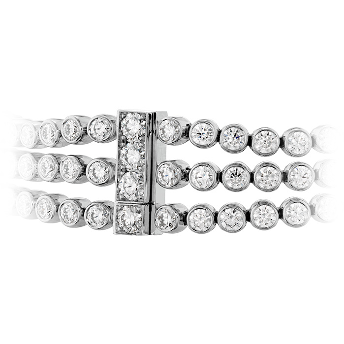 8.4 ctw. Copley Tassel Diamond Bracelet in 18K White Gold